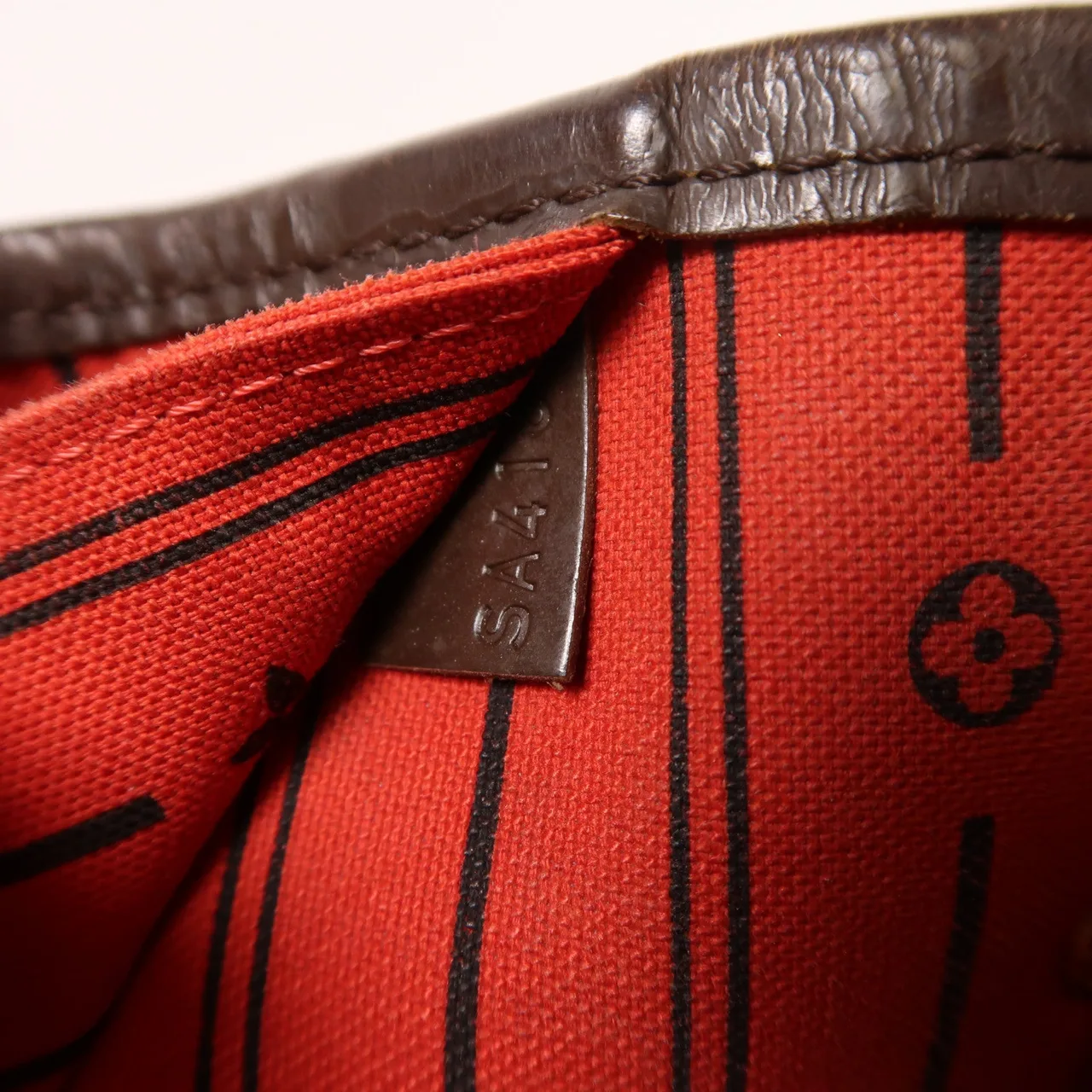 LOUIS VUITTON Neverfull N41358 托特包 塗層帆布 棕色 塗層帆布 中古品B - 縮圖 7