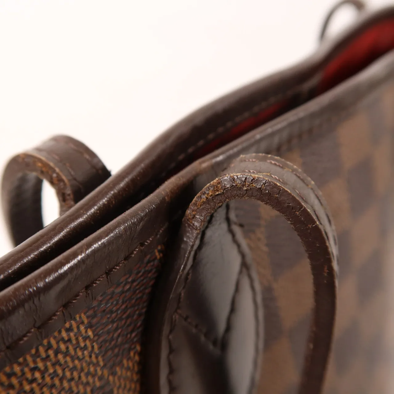 LOUIS VUITTON Neverfull N41358 托特包 塗層帆布 棕色 塗層帆布 中古品B - 縮圖 14