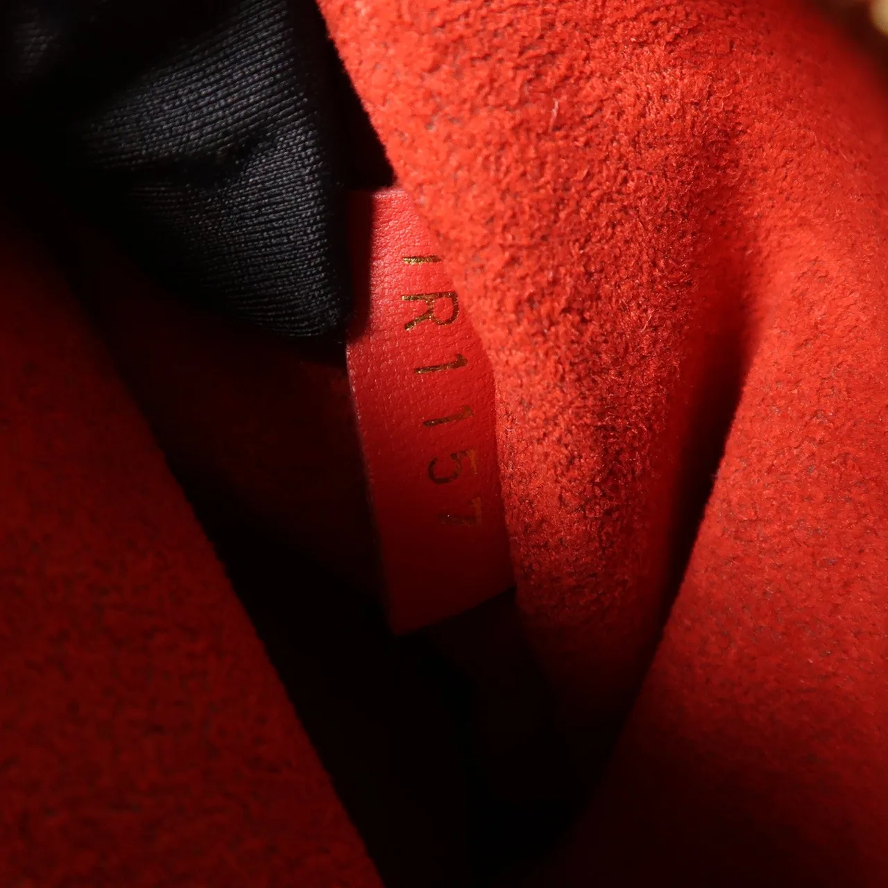 LOUIS VUITTON M54624 兩用包 塗層帆布 棕色 / 紅色 / Red/Browm 塗層帆布 中古品B - 縮圖 7