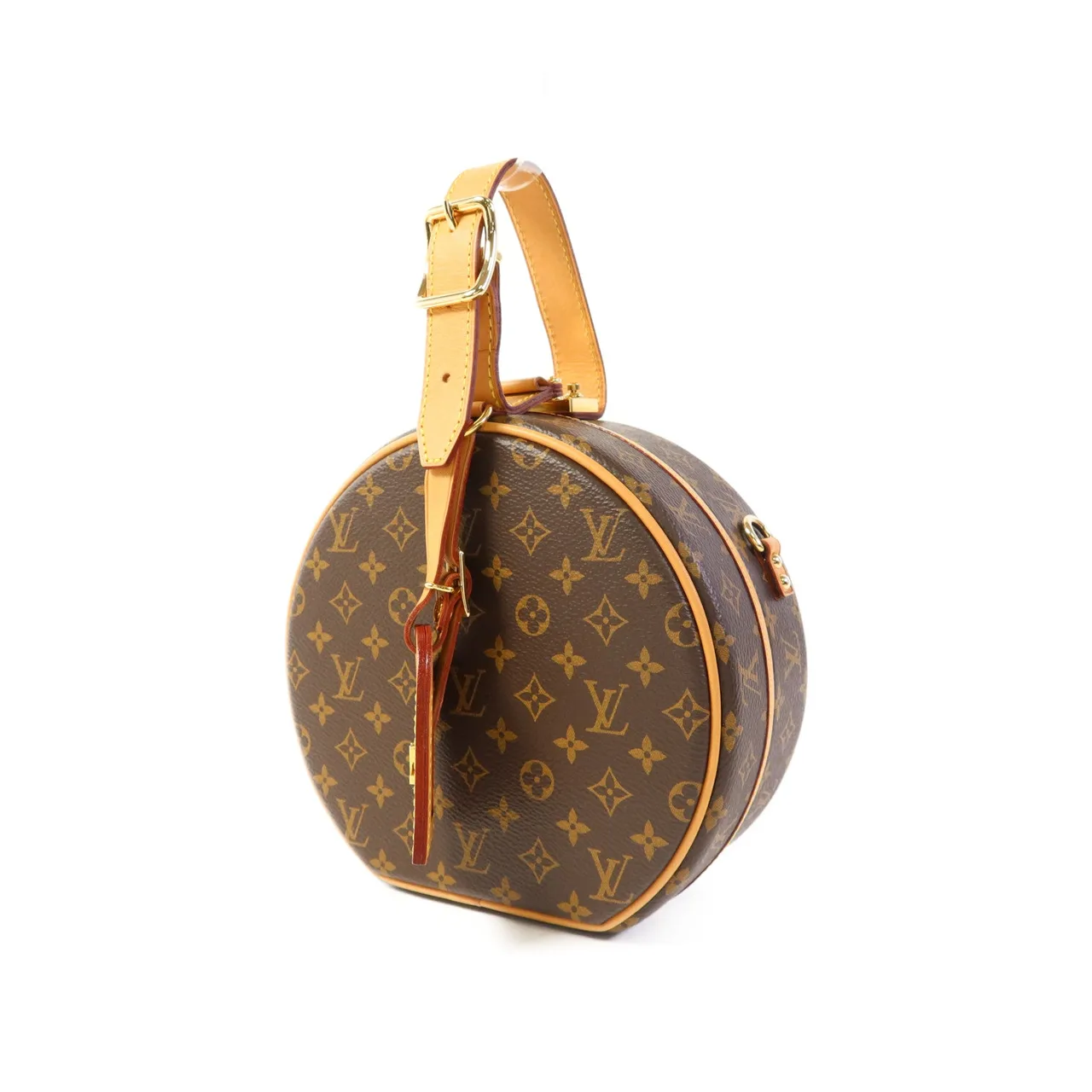 LOUIS VUITTON Petite Boite Chapeau M43514 兩用包 塗層帆布 棕色 塗層帆布 中古品A - 縮圖 3