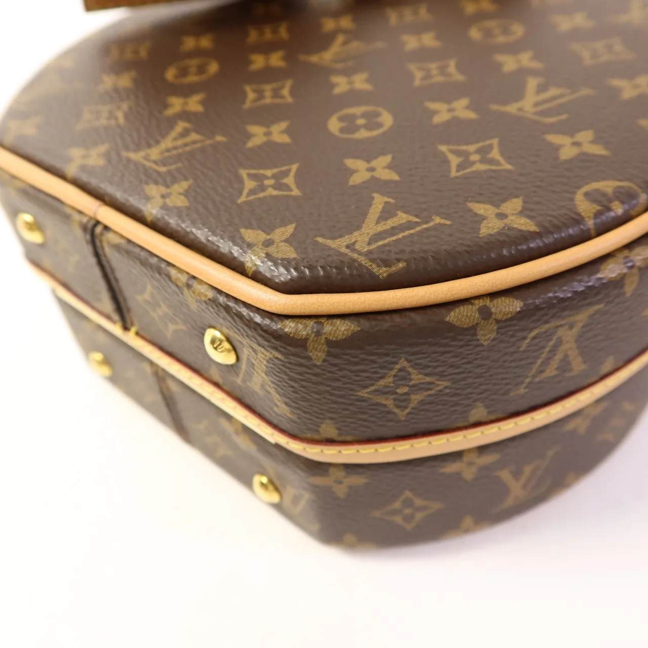 LOUIS VUITTON Petite Boite Chapeau M43514 兩用包 塗層帆布 棕色 塗層帆布 中古品A - 縮圖 12