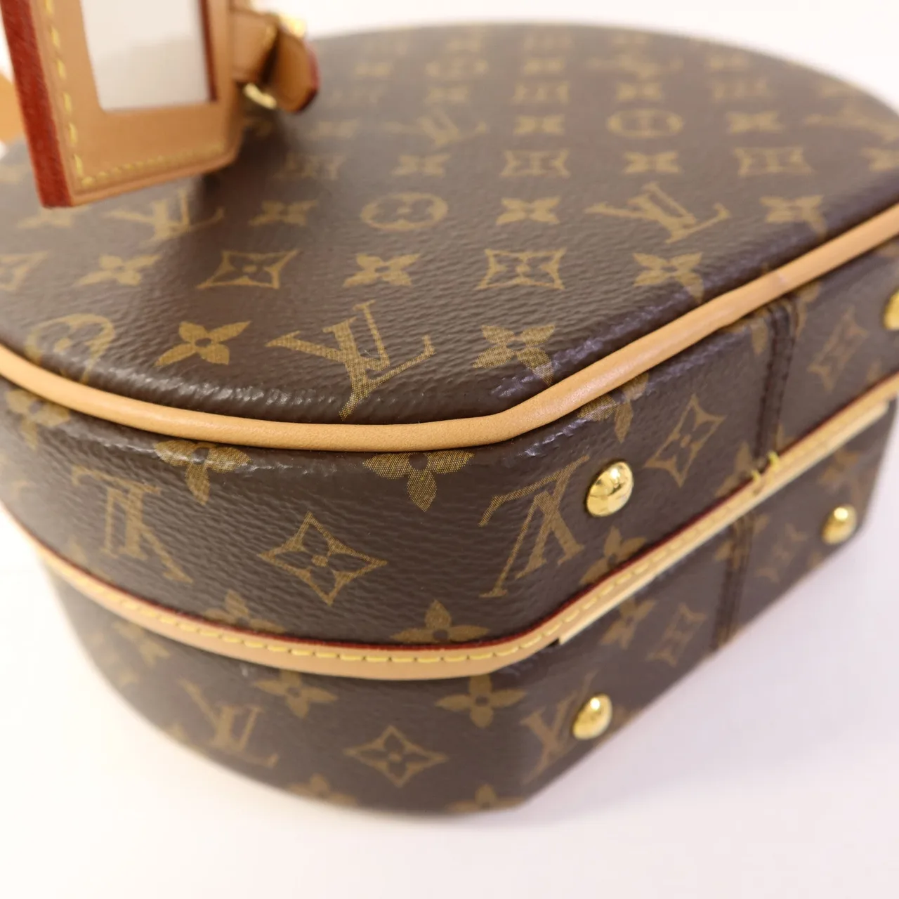 LOUIS VUITTON Petite Boite Chapeau M43514 兩用包 塗層帆布 棕色 塗層帆布 中古品A - 縮圖 13