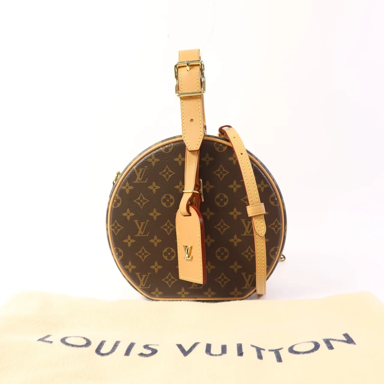 LOUIS VUITTON Petite Boite Chapeau M43514 兩用包 塗層帆布 棕色 塗層帆布 中古品A - 縮圖 16