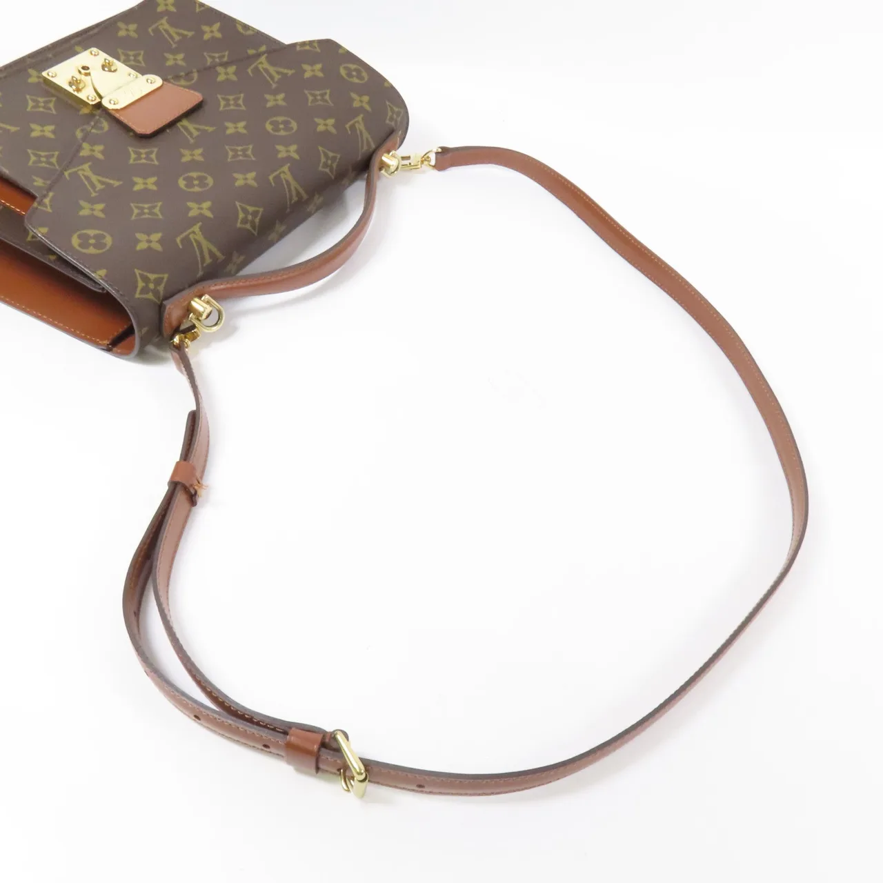 LOUIS VUITTON Monceau M51187 兩用包 塗層帆布 棕色 塗層帆布 中古品B - 縮圖 6