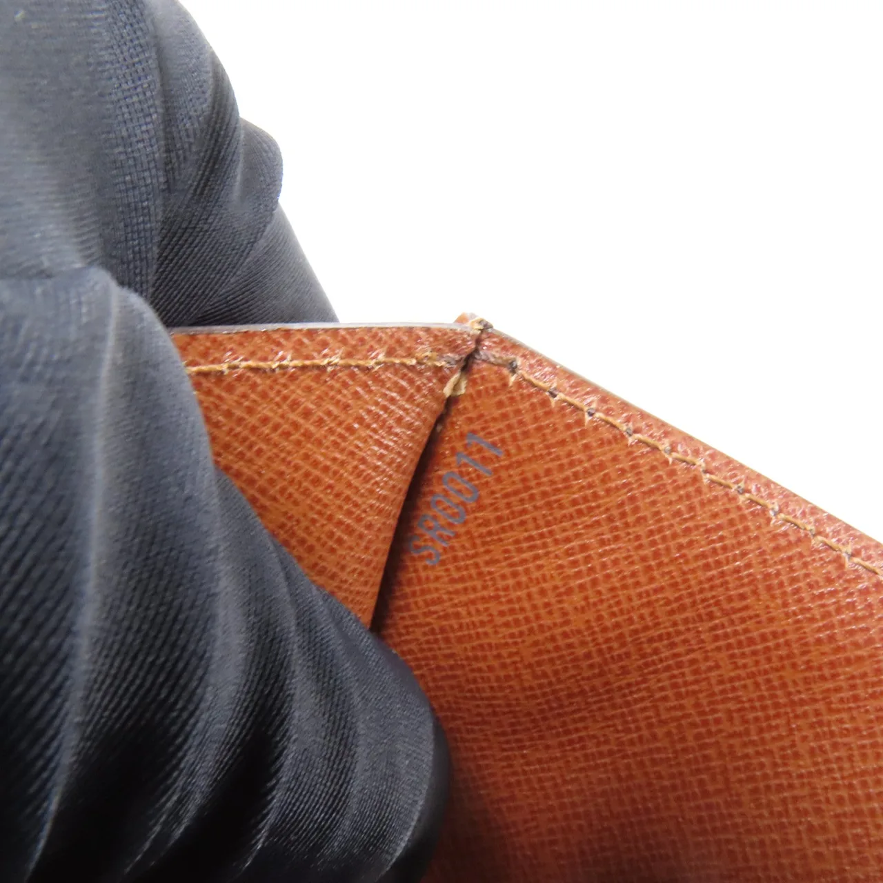 LOUIS VUITTON Monceau M51187 兩用包 塗層帆布 棕色 塗層帆布 中古品B - 縮圖 11