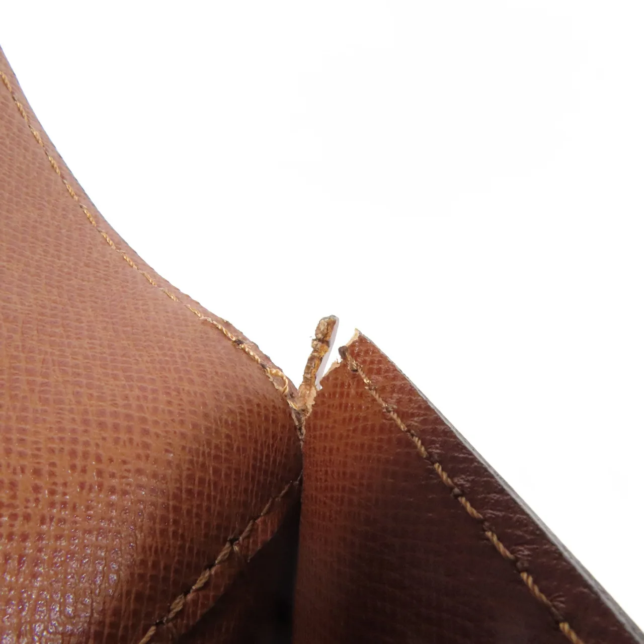 LOUIS VUITTON Monceau M51187 兩用包 塗層帆布 棕色 塗層帆布 中古品B - 縮圖 16