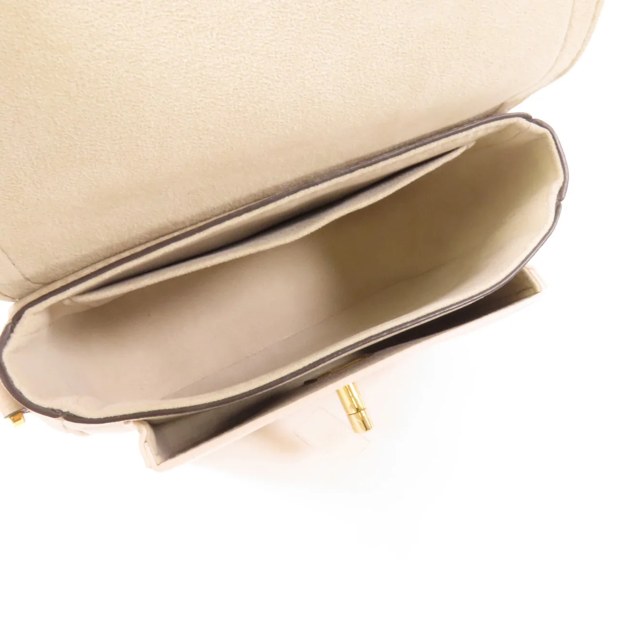 LOUIS VUITTON Lock Me M58554 兩用包 牛皮 灰色 / Grey 牛皮 中古品A - 縮圖 5