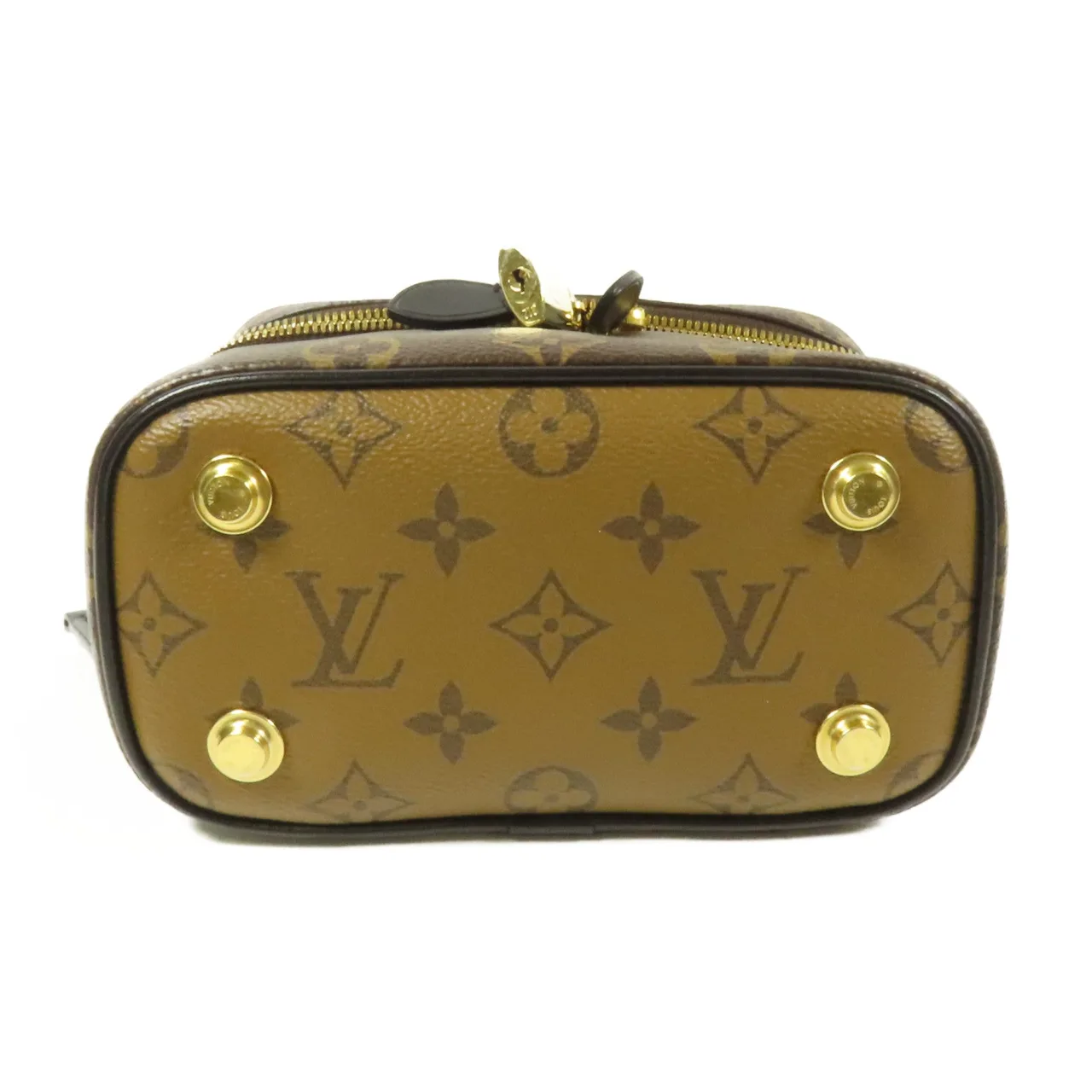 LOUIS VUITTON Vanity M45165 兩用包 塗層帆布 棕色 / Brown 塗層帆布 中古品A - 縮圖 4