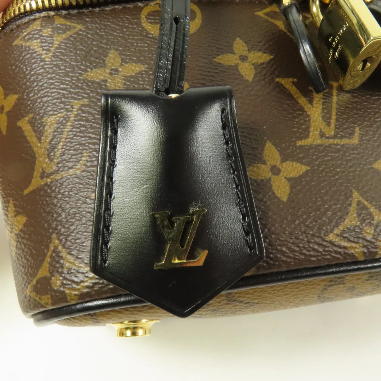 LOUIS VUITTON Vanity M45165 兩用包 塗層帆布 棕色 / Brown 塗層帆布 中古品A - 縮圖 8