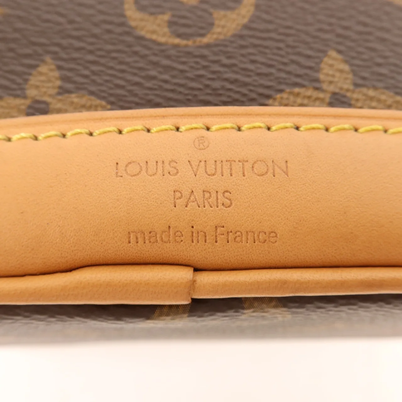 LOUIS VUITTON Nano Noe M81266 兩用包 塗層帆布 棕色 / Brown 塗層帆布 中古品A - 縮圖 6