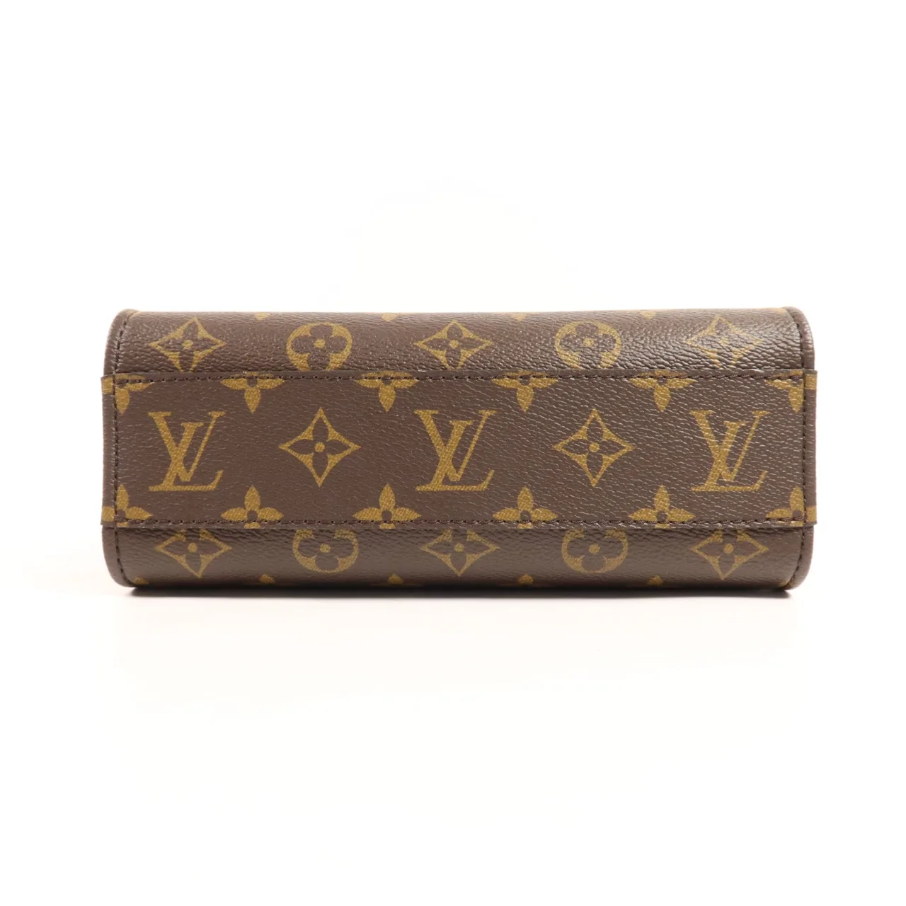 LOUIS VUITTON Sac Plat M46265 兩用包 塗層帆布 棕色 塗層帆布 中古品A - 縮圖 4