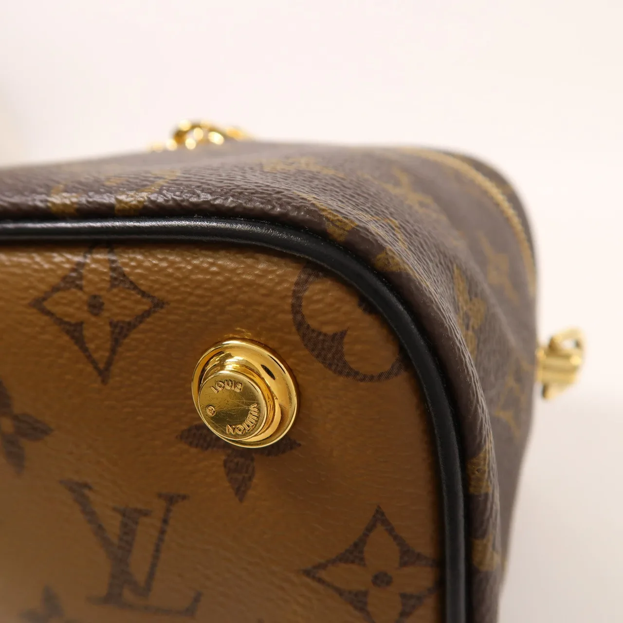 LOUIS VUITTON Vanity M45165 兩用包 塗層帆布 棕色 / Brown 塗層帆布 中古品B - 縮圖 10