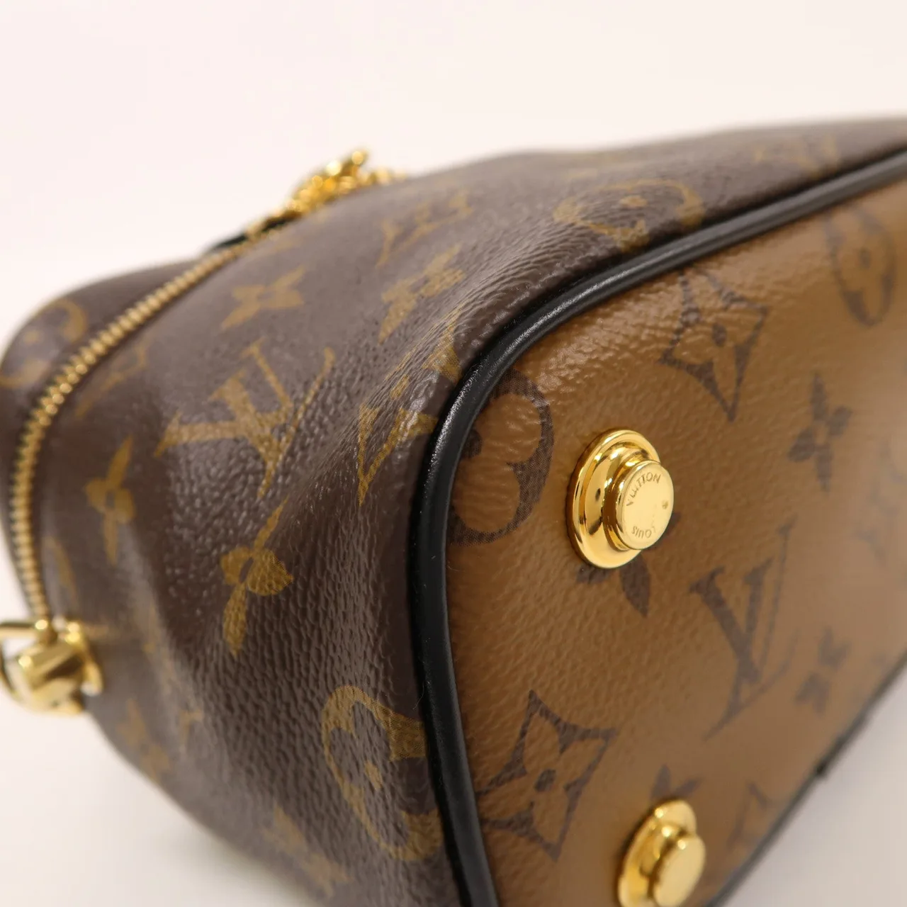 LOUIS VUITTON Vanity M45165 兩用包 塗層帆布 棕色 / Brown 塗層帆布 中古品B - 縮圖 11
