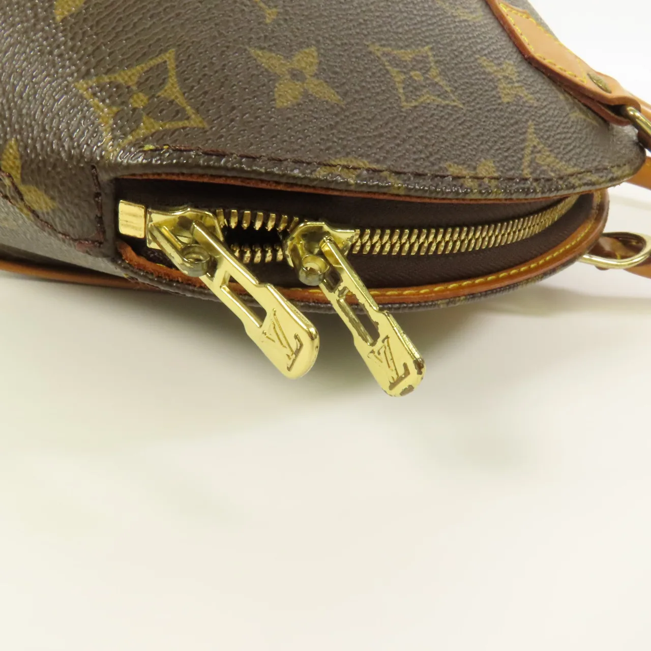 LOUIS VUITTON Ellipse M51127 Handbag Coated Canvas 棕色 Coated Canvas Rank B - Thumbnail 7
