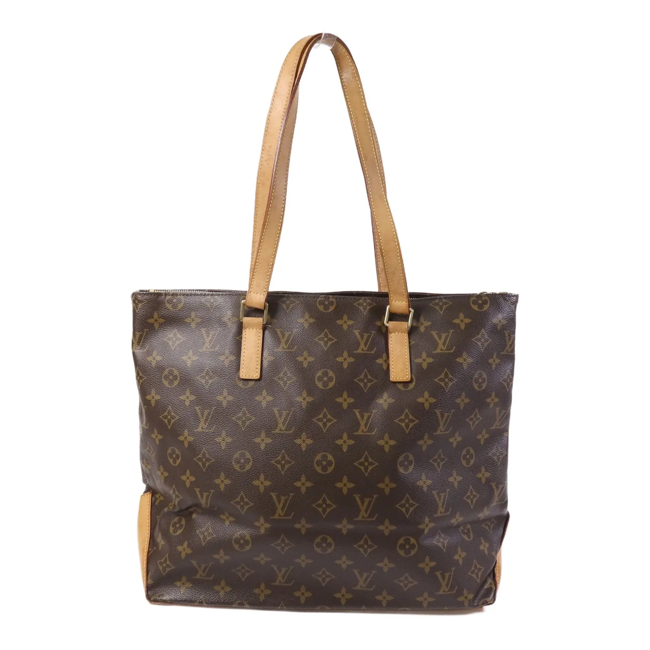 LOUIS VUITTON Cabas Mezzo M51151 Shoulder Bag Coated Canvas 棕色 Coated Canvas Rank B - Thumbnail 2