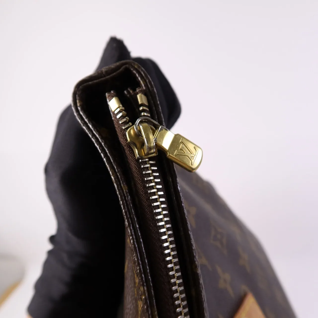 LOUIS VUITTON Cabas Mezzo M51151 Shoulder Bag Coated Canvas 棕色 Coated Canvas Rank B - Thumbnail 13