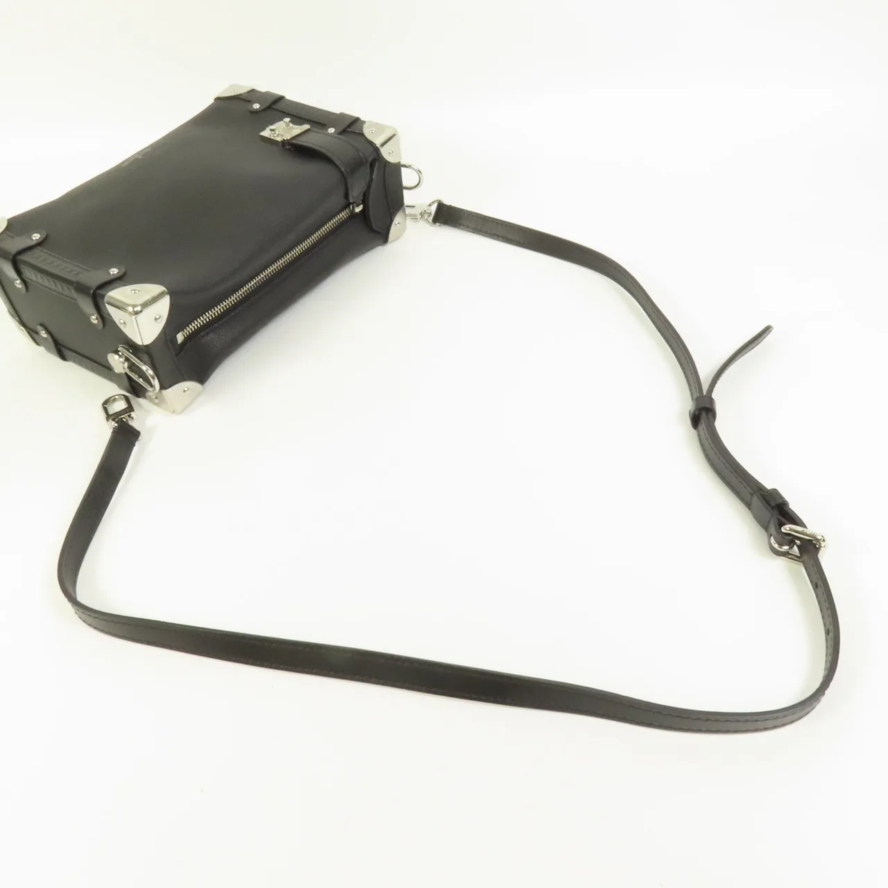 LOUIS VUITTON Side Trunk M25160 2-Way Bag Calfskin 黑色 / Black Calfskin Rank B - Thumbnail 6