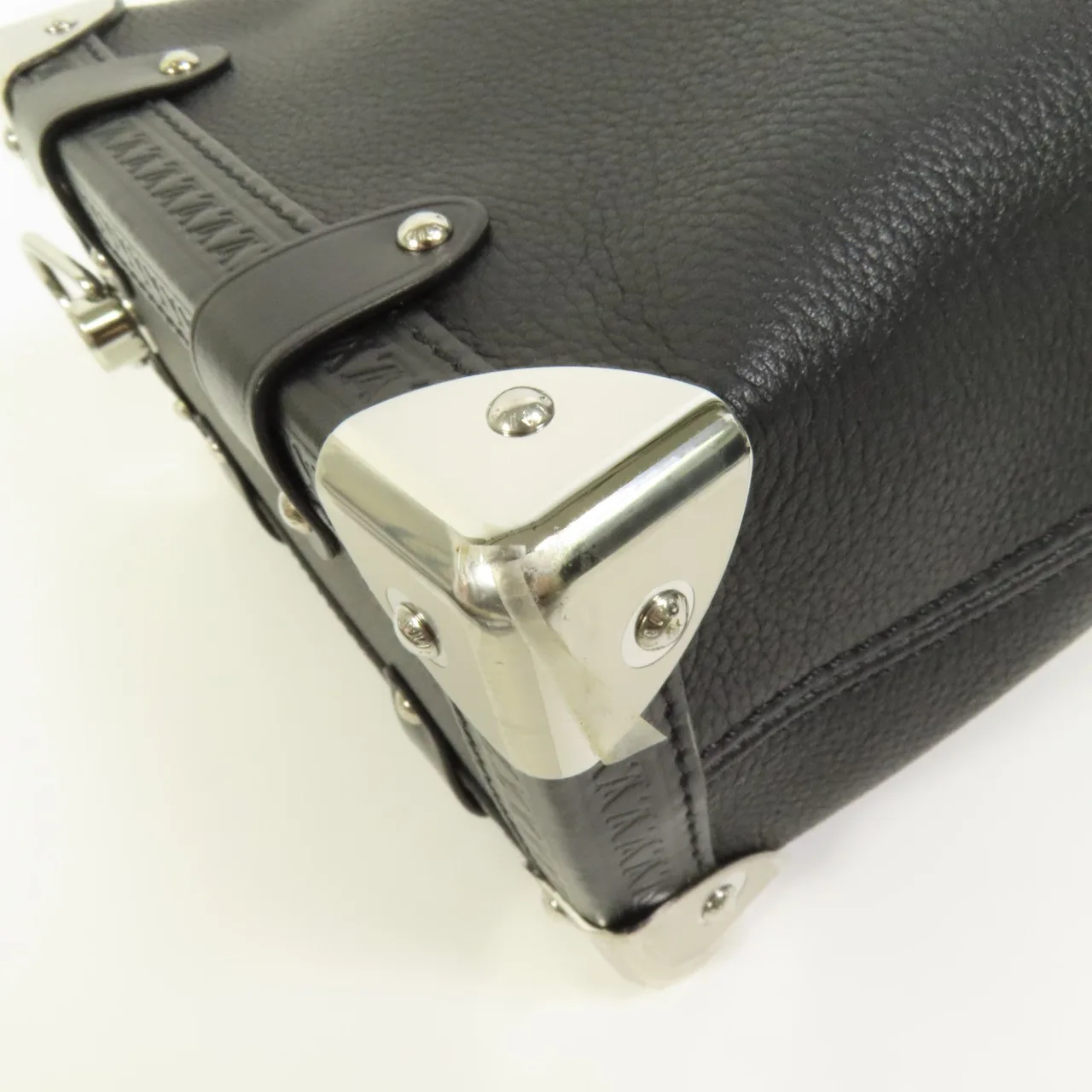 LOUIS VUITTON Side Trunk M25160 2-Way Bag Calfskin 黑色 / Black Calfskin Rank B - Thumbnail 12