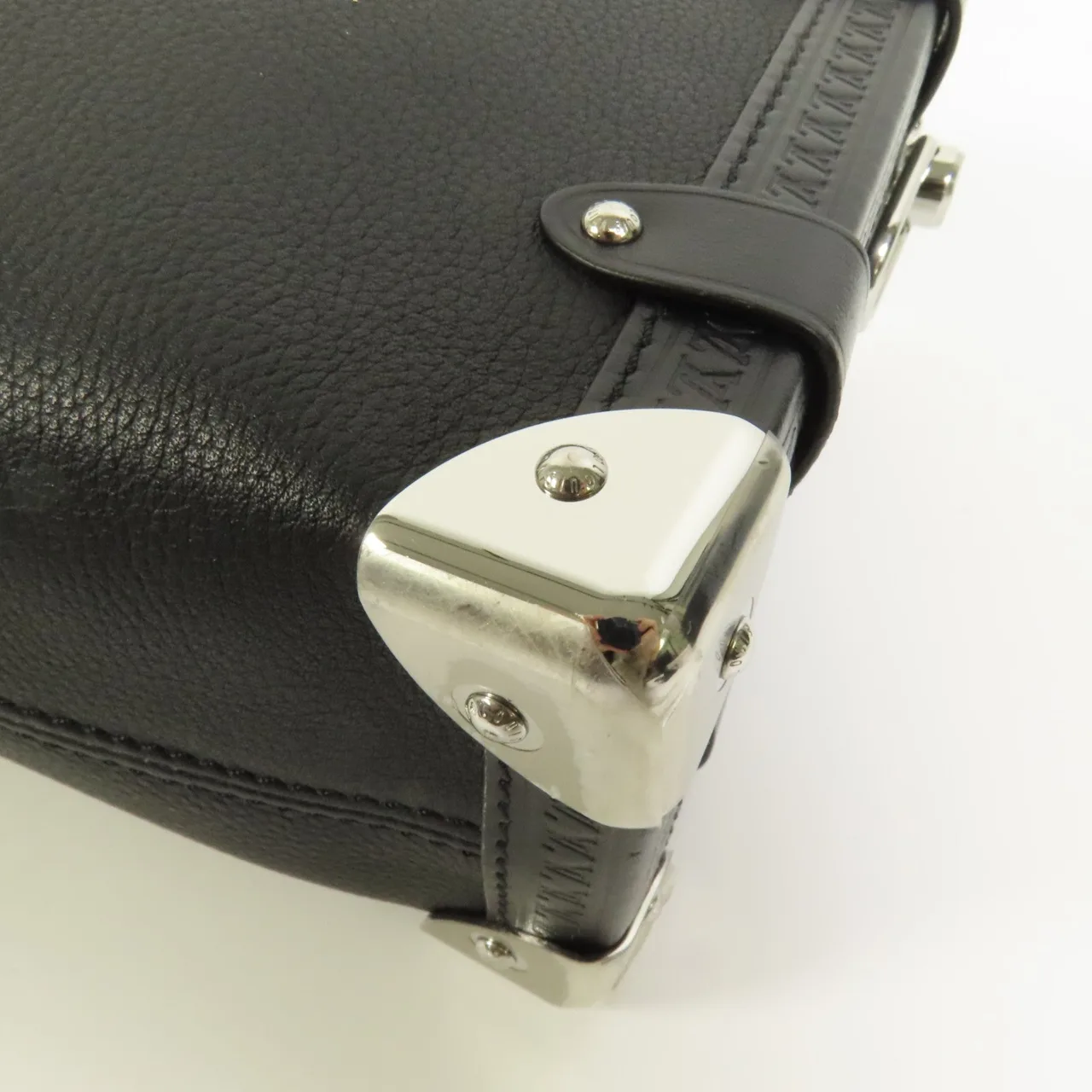 LOUIS VUITTON Side Trunk M25160 2-Way Bag Calfskin 黑色 / Black Calfskin Rank B - Thumbnail 13