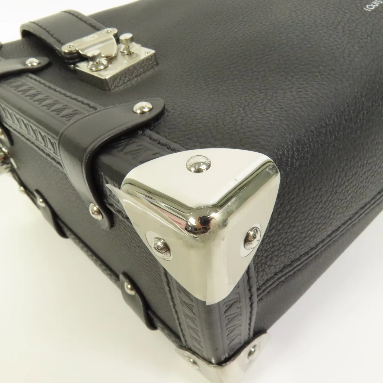 LOUIS VUITTON Side Trunk M25160 2-Way Bag Calfskin 黑色 / Black Calfskin Rank B - Thumbnail 14