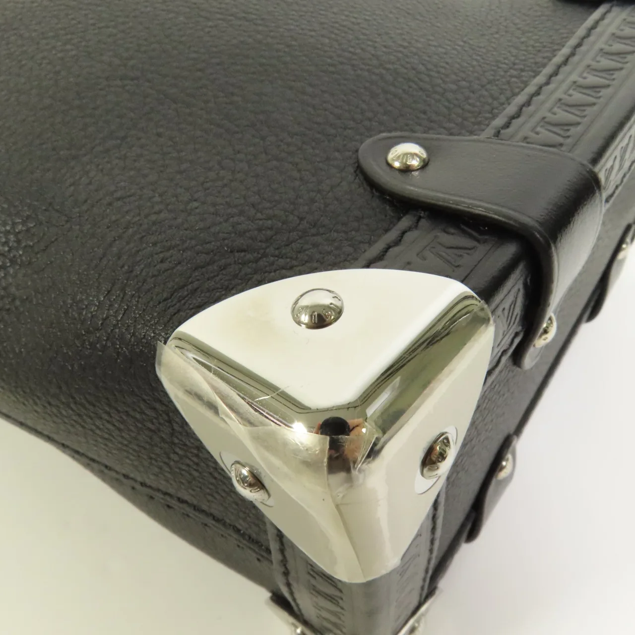 LOUIS VUITTON Side Trunk M25160 2-Way Bag Calfskin 黑色 / Black Calfskin Rank B - Thumbnail 15