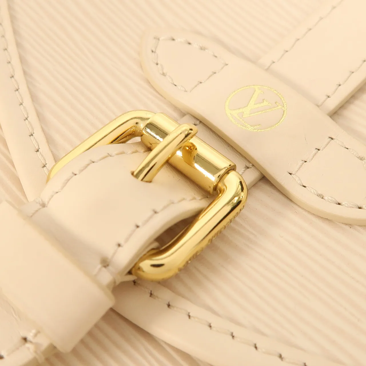 LOUIS VUITTON Saumur M23746 2-Way Bag Leather 白色 / White Leather Rank B - Thumbnail 9