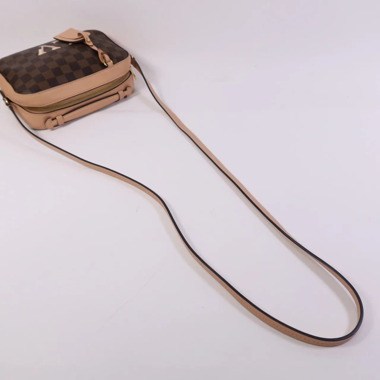 LOUIS VUITTON N40179 2-Way Bag Coated Canvas 棕色 / 粉色 Coated Canvas Rank B - Thumbnail 9