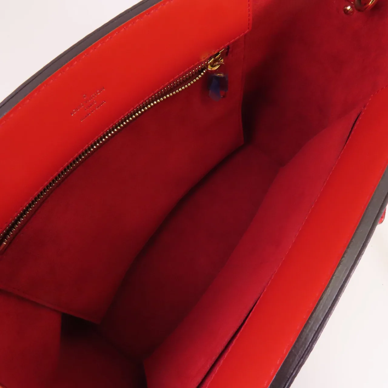 LOUIS VUITTON M41537 2-Way Bag Coated Canvas 棕色 / 紅色 / Brown/Red Coated Canvas Rank A - Thumbnail 5