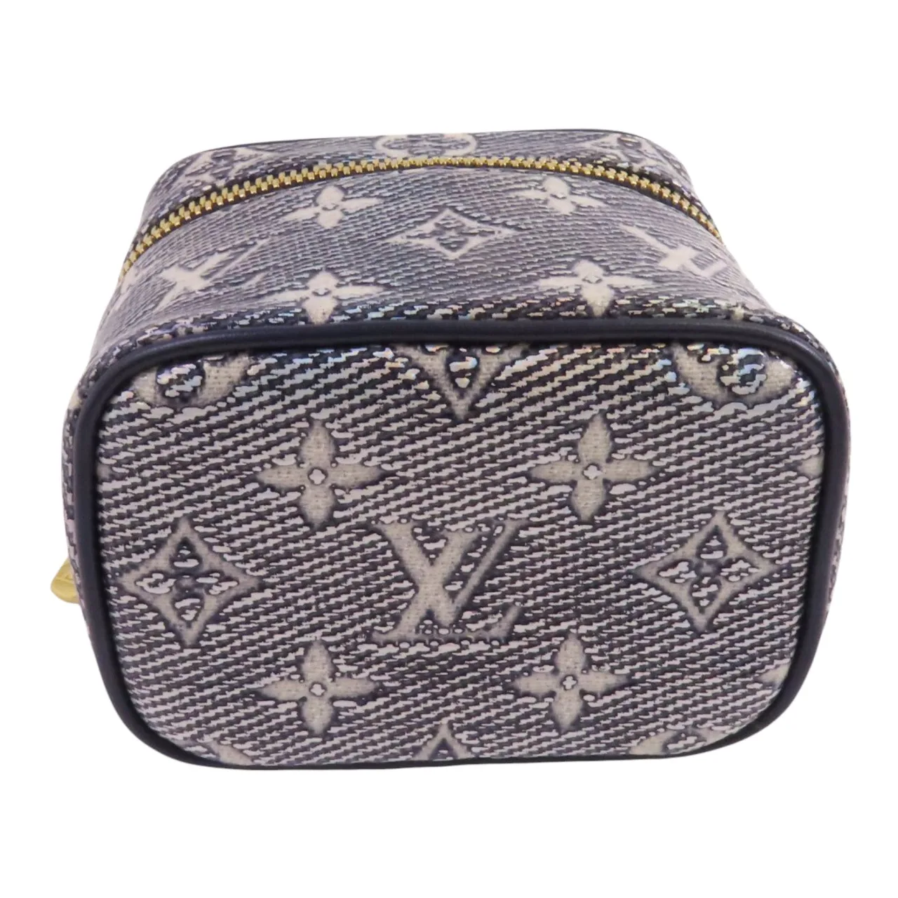 LOUIS VUITTON Vanity M82467 兩用包 塗層帆布 藍色 / Blue 塗層帆布 中古品A - 縮圖 4