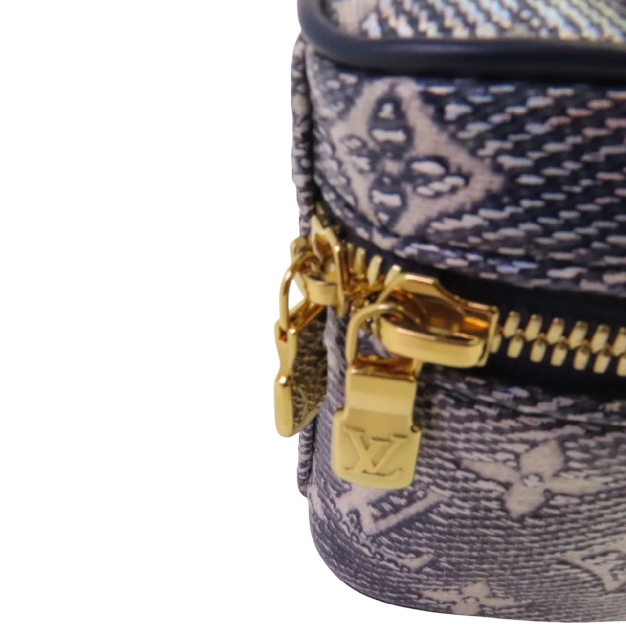 LOUIS VUITTON Vanity M82467 兩用包 塗層帆布 藍色 / Blue 塗層帆布 中古品A - 縮圖 8