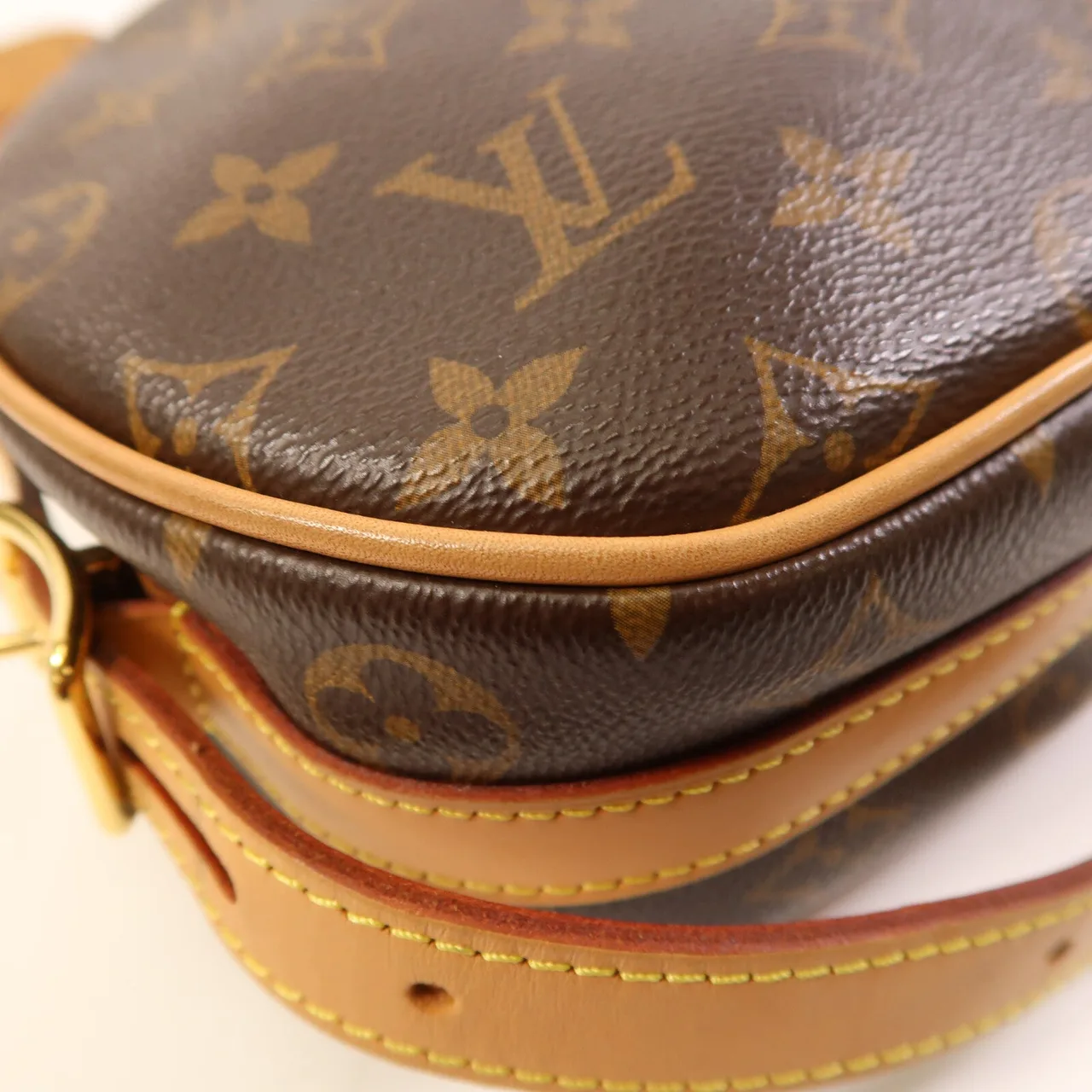 LOUIS VUITTON Boite Chapeau Souple M45578 肩背包 塗層帆布 棕色 塗層帆布 中古品B - 縮圖 6
