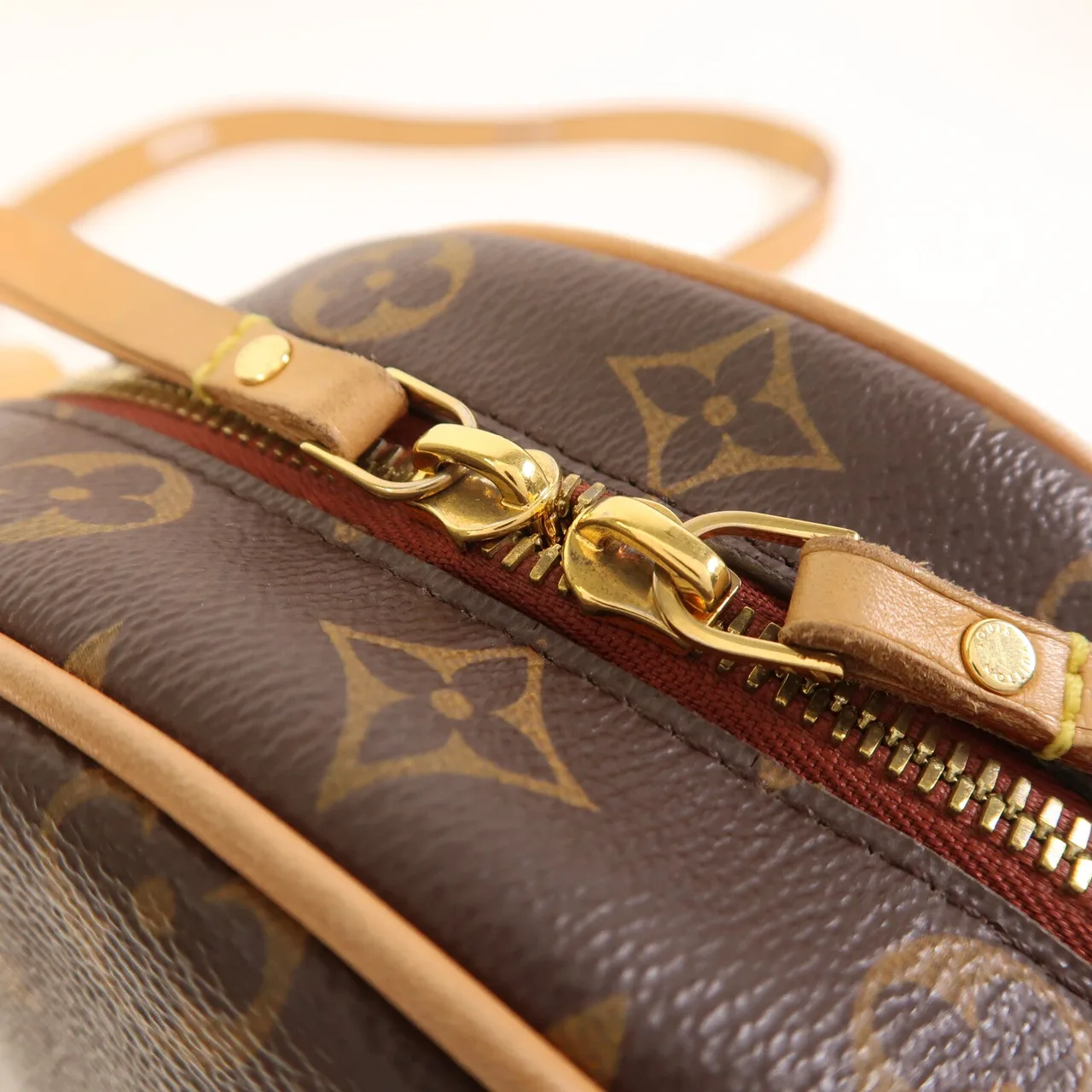 LOUIS VUITTON Boite Chapeau Souple M45578 肩背包 塗層帆布 棕色 塗層帆布 中古品B - 縮圖 12