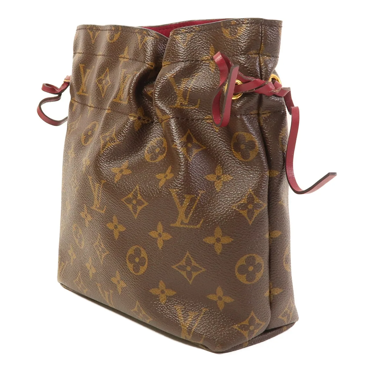 LOUIS VUITTON Noe M43445 手拿包 塗層帆布 棕色 塗層帆布 中古品B - 縮圖 3