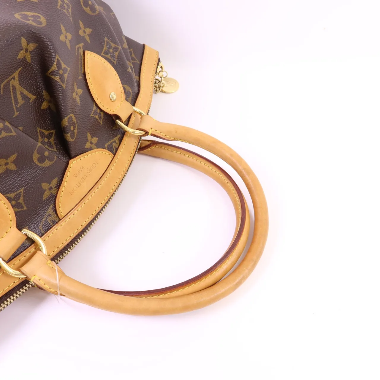LOUIS VUITTON Tivoli M40143 Handbag Coated Canvas 棕色 Coated Canvas Rank B - Thumbnail 5