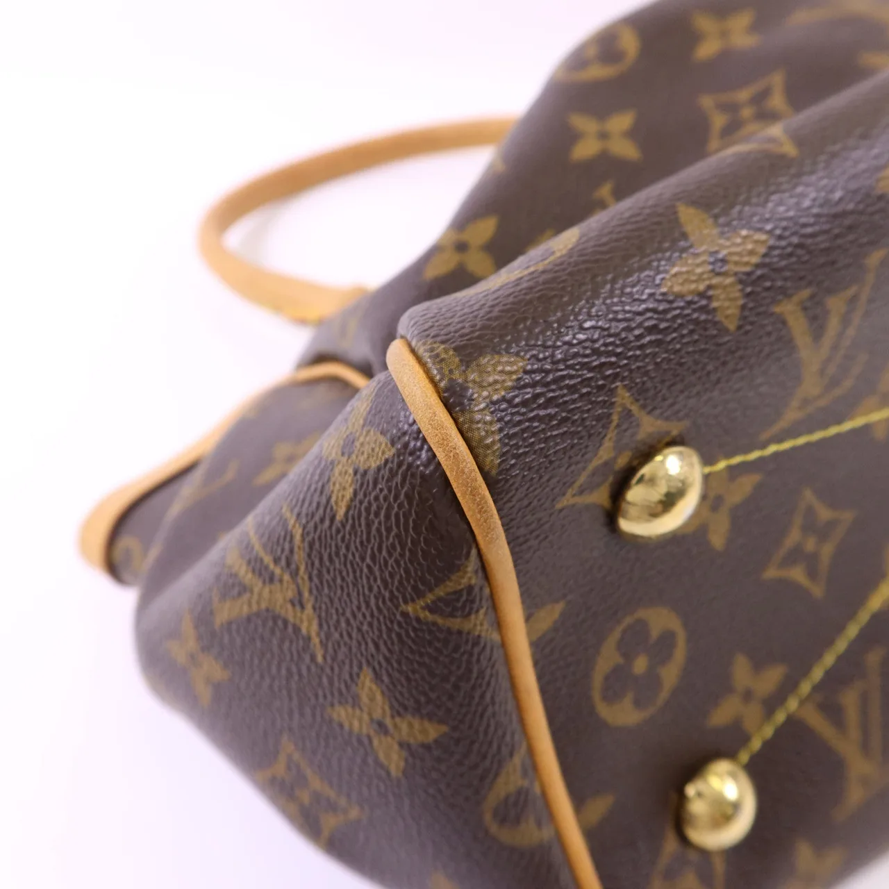 LOUIS VUITTON Tivoli M40143 Handbag Coated Canvas 棕色 Coated Canvas Rank B - Thumbnail 10
