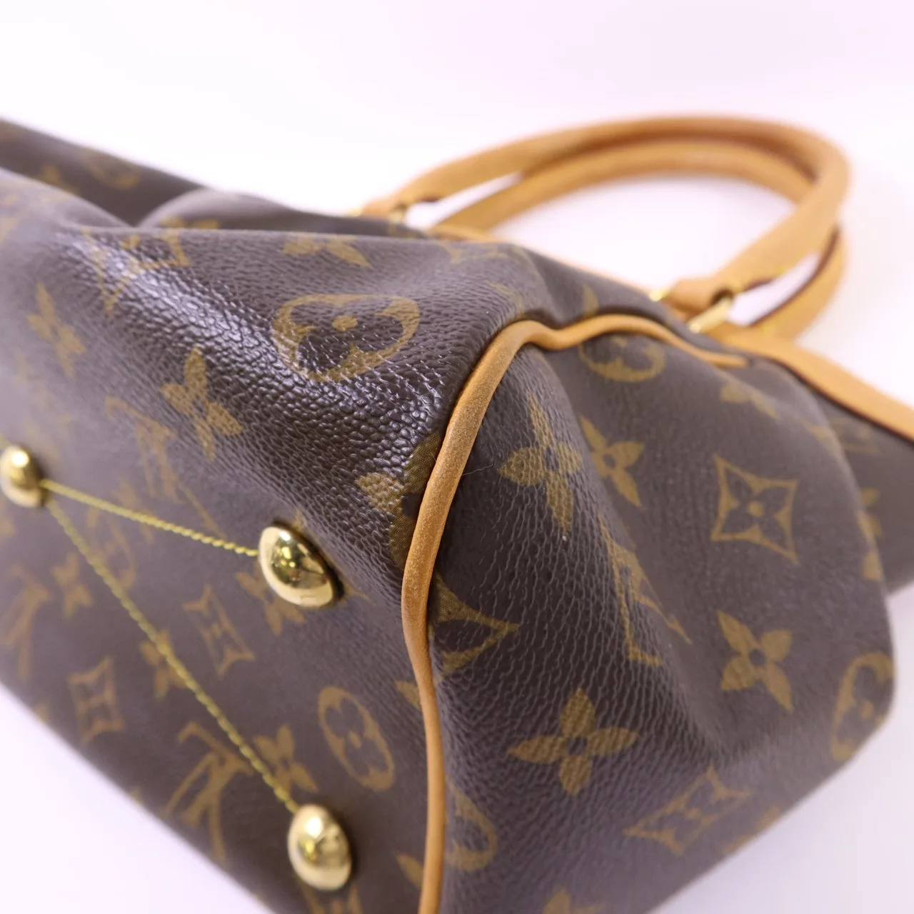 LOUIS VUITTON Tivoli M40143 Handbag Coated Canvas 棕色 Coated Canvas Rank B - Thumbnail 11