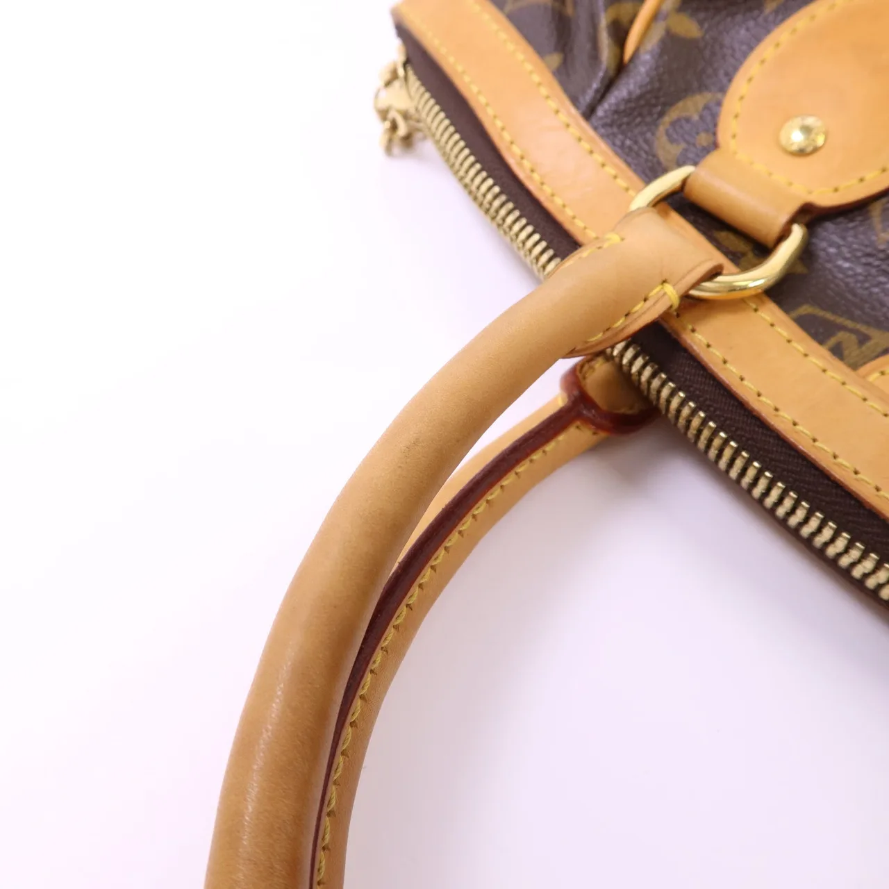 LOUIS VUITTON Tivoli M40143 Handbag Coated Canvas 棕色 Coated Canvas Rank B - Thumbnail 16