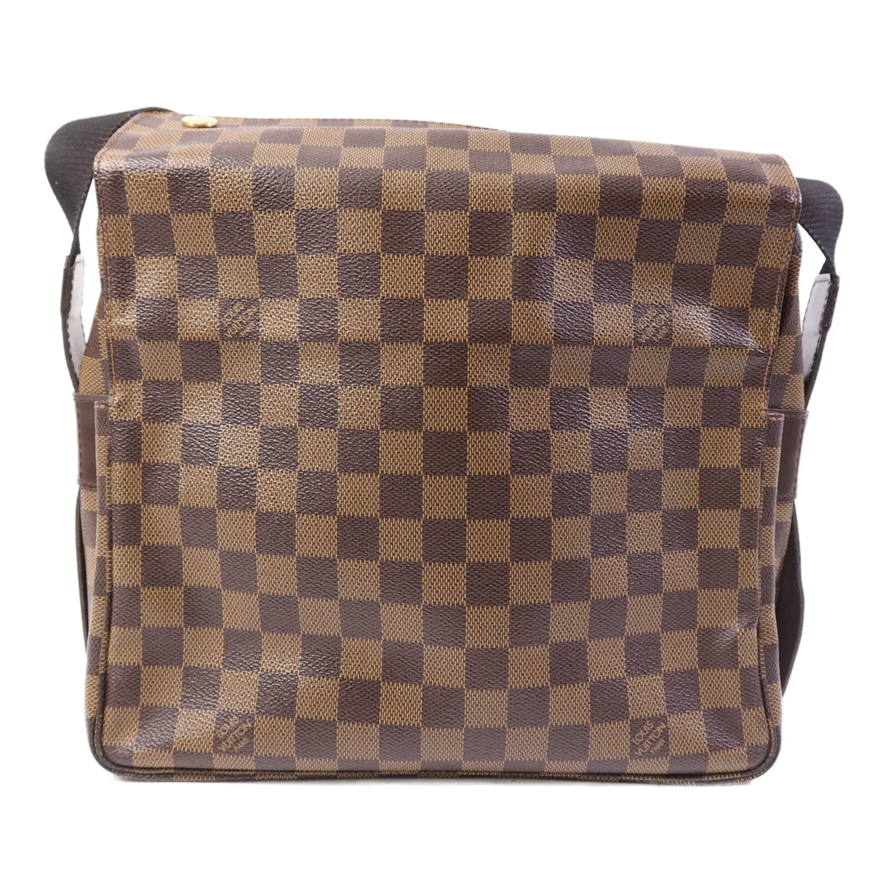 LOUIS VUITTON Naviglio N45255 Shoulder Bag Coated Canvas 棕色 Coated Canvas Rank A - Thumbnail 2