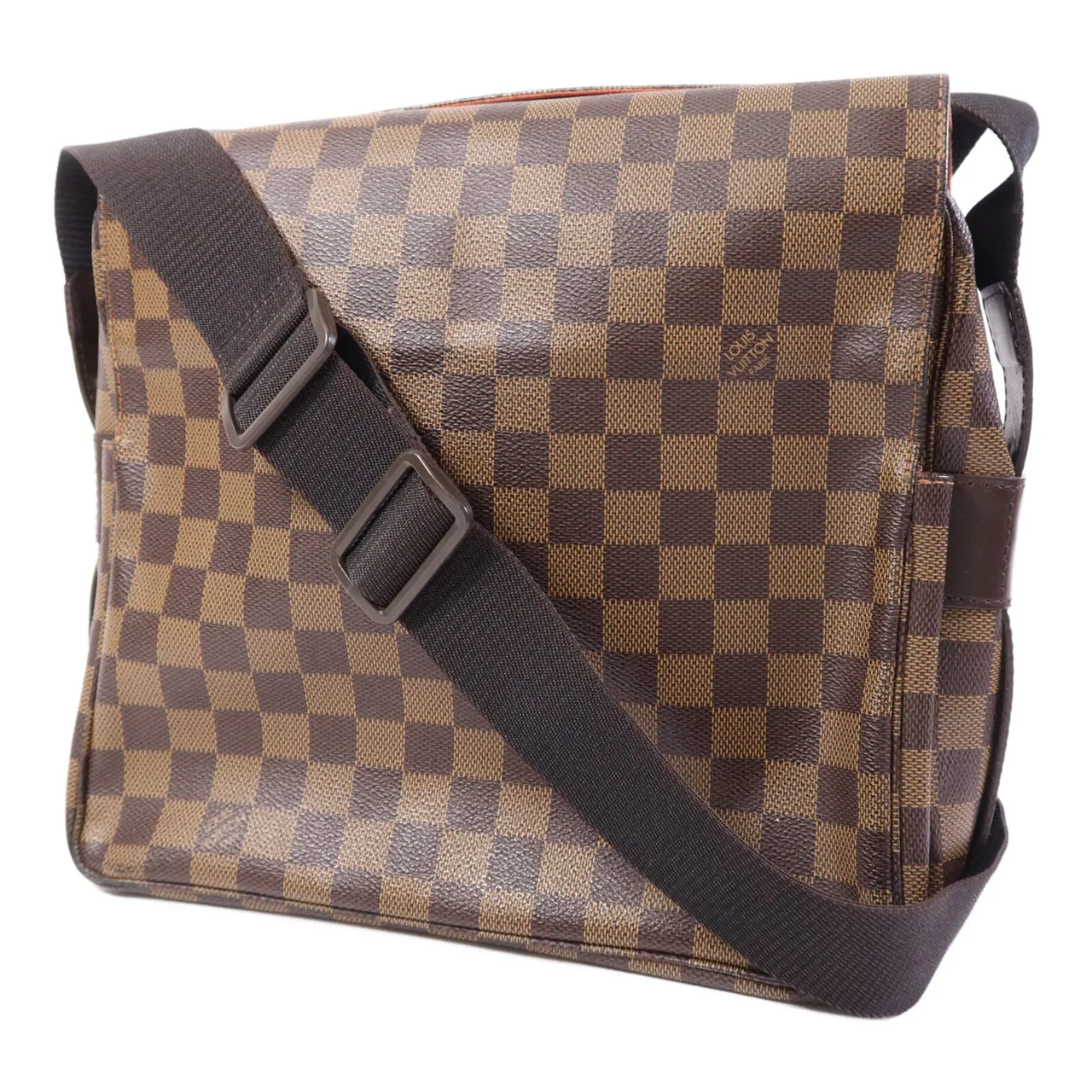 LOUIS VUITTON Naviglio N45255 Shoulder Bag Coated Canvas 棕色 Coated Canvas Rank A - Thumbnail 3