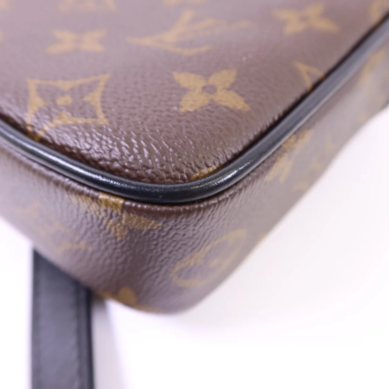 LOUIS VUITTON Christopher M69404 肩背包 塗層帆布 棕色 / 黑色 / Brown 塗層帆布 中古品A - 縮圖 12