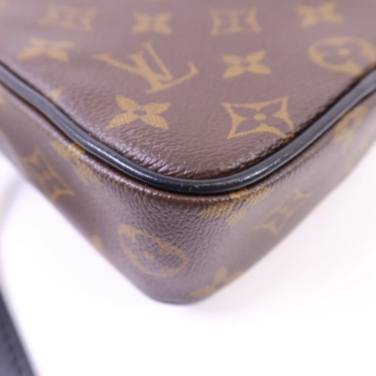 LOUIS VUITTON Christopher M69404 肩背包 塗層帆布 棕色 / 黑色 / Brown 塗層帆布 中古品A - 縮圖 13