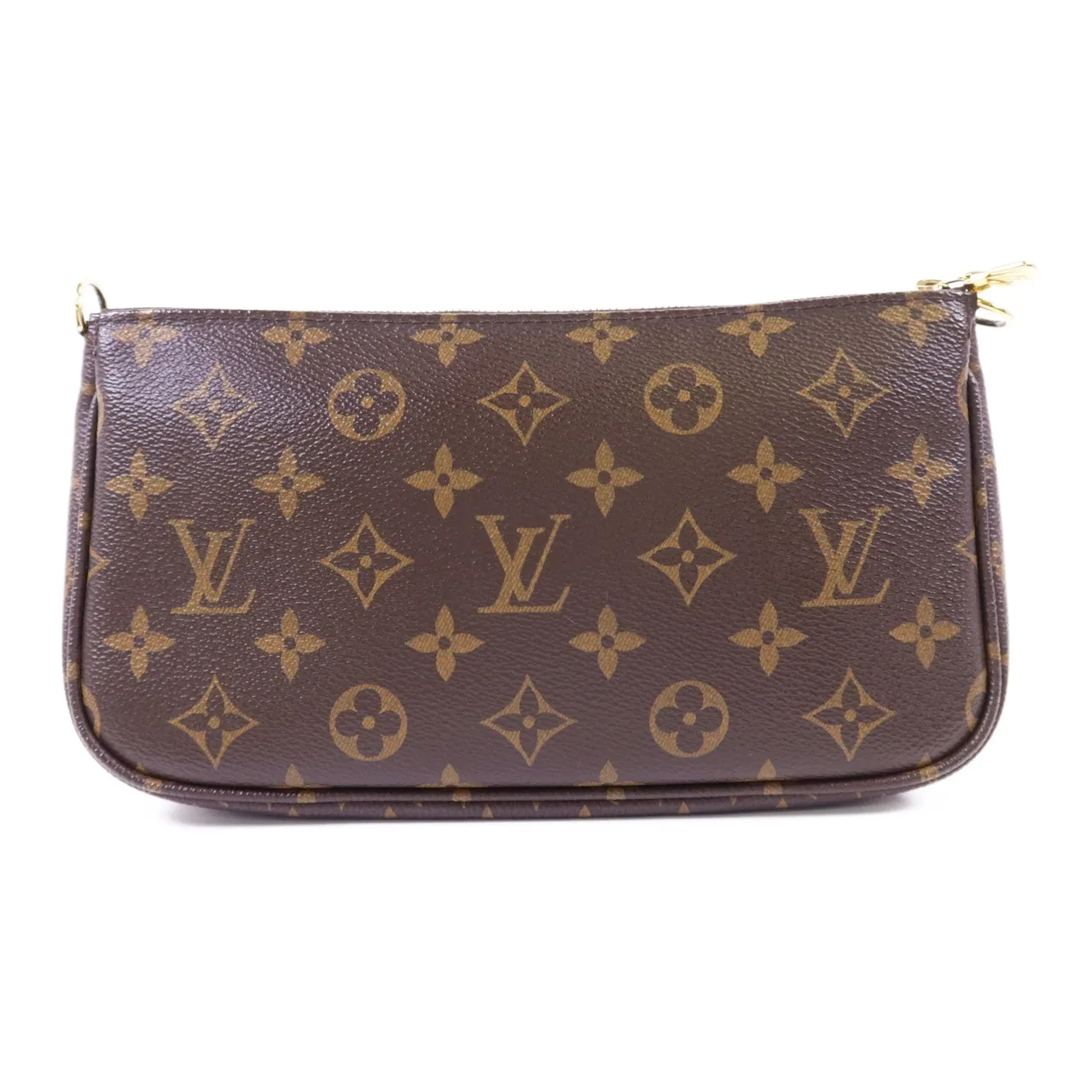 LOUIS VUITTON Multi Pochette M44813 2-Way Bag Coated Canvas 棕色 / Brown Coated Canvas Rank B - Thumbnail 4