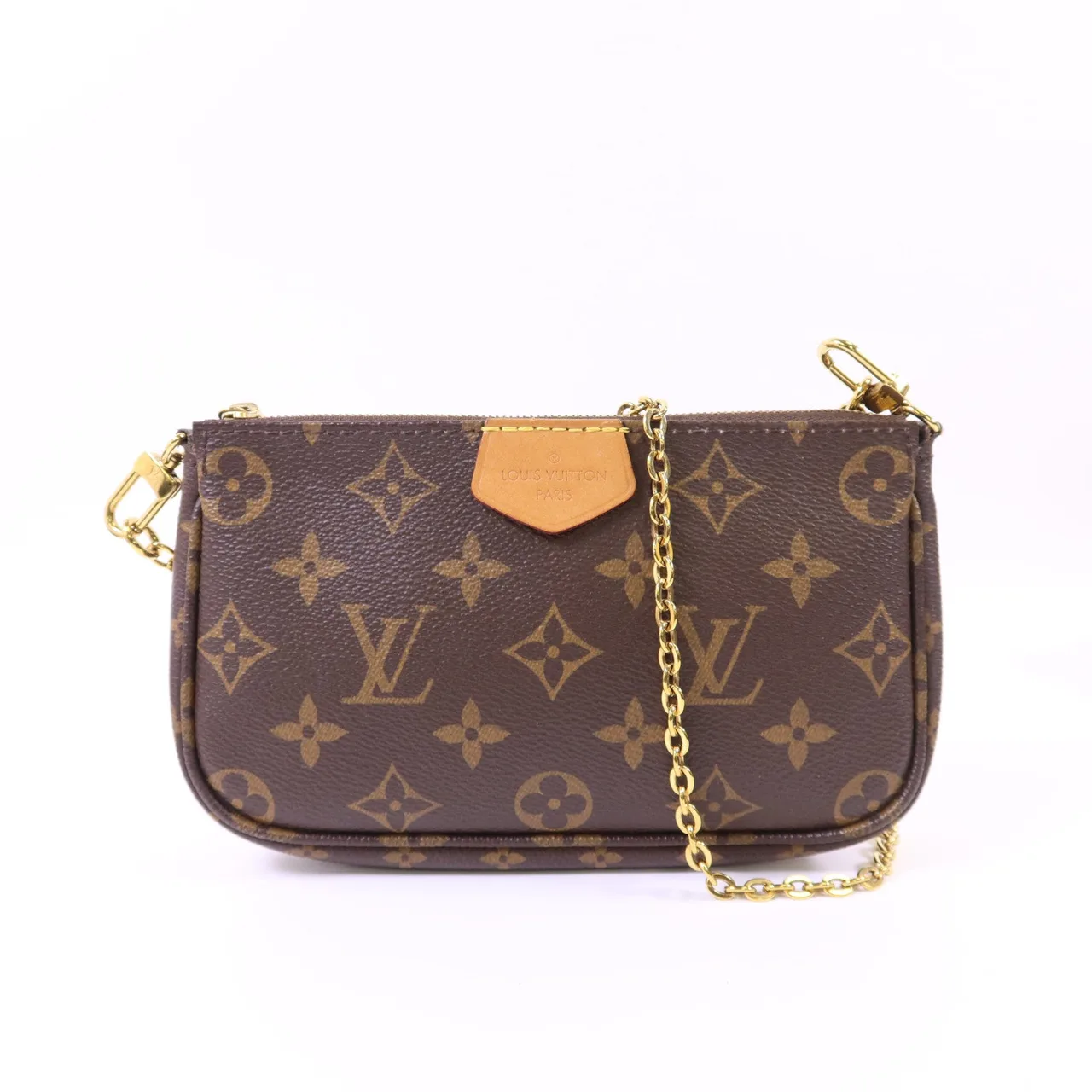 LOUIS VUITTON Multi Pochette M44813 2-Way Bag Coated Canvas 棕色 / Brown Coated Canvas Rank B - Thumbnail 9