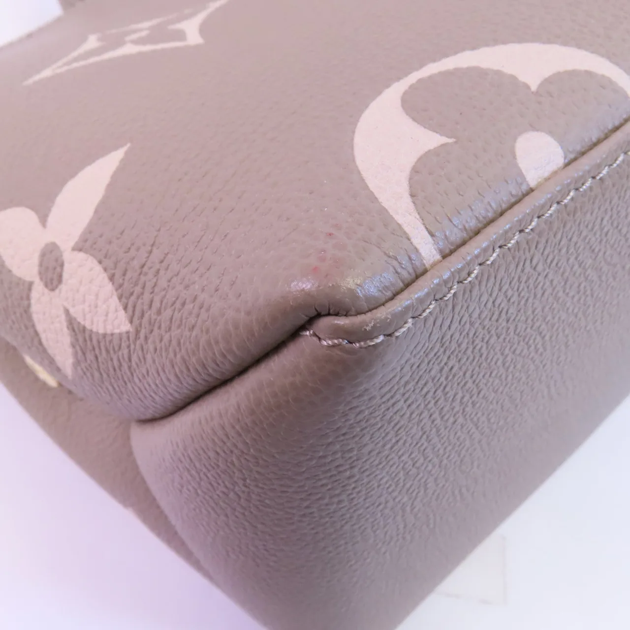 LOUIS VUITTON Petit Palais M58914 兩用包 牛皮 米色 牛皮 中古品A - 縮圖 8