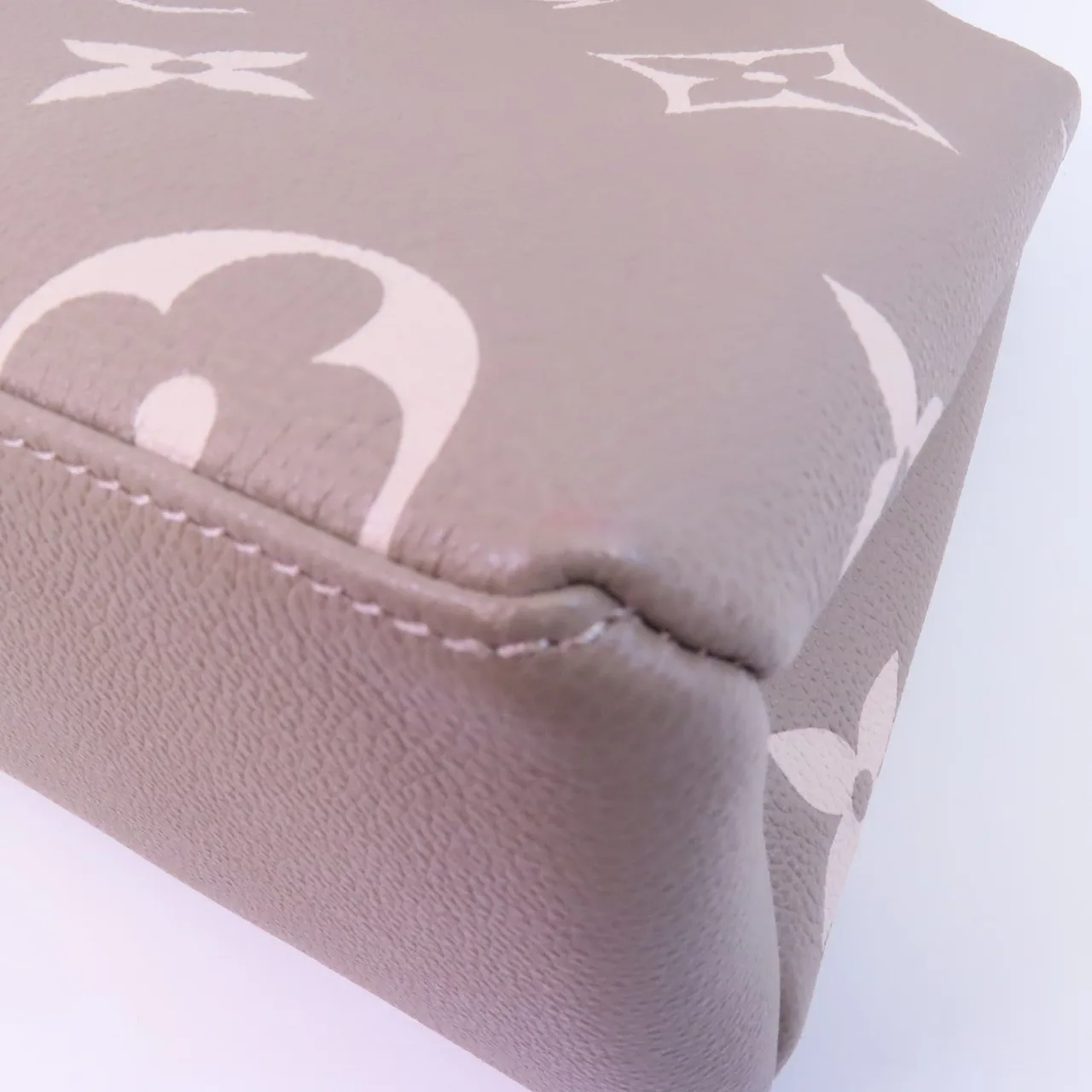 LOUIS VUITTON Petit Palais M58914 兩用包 牛皮 米色 牛皮 中古品A - 縮圖 9