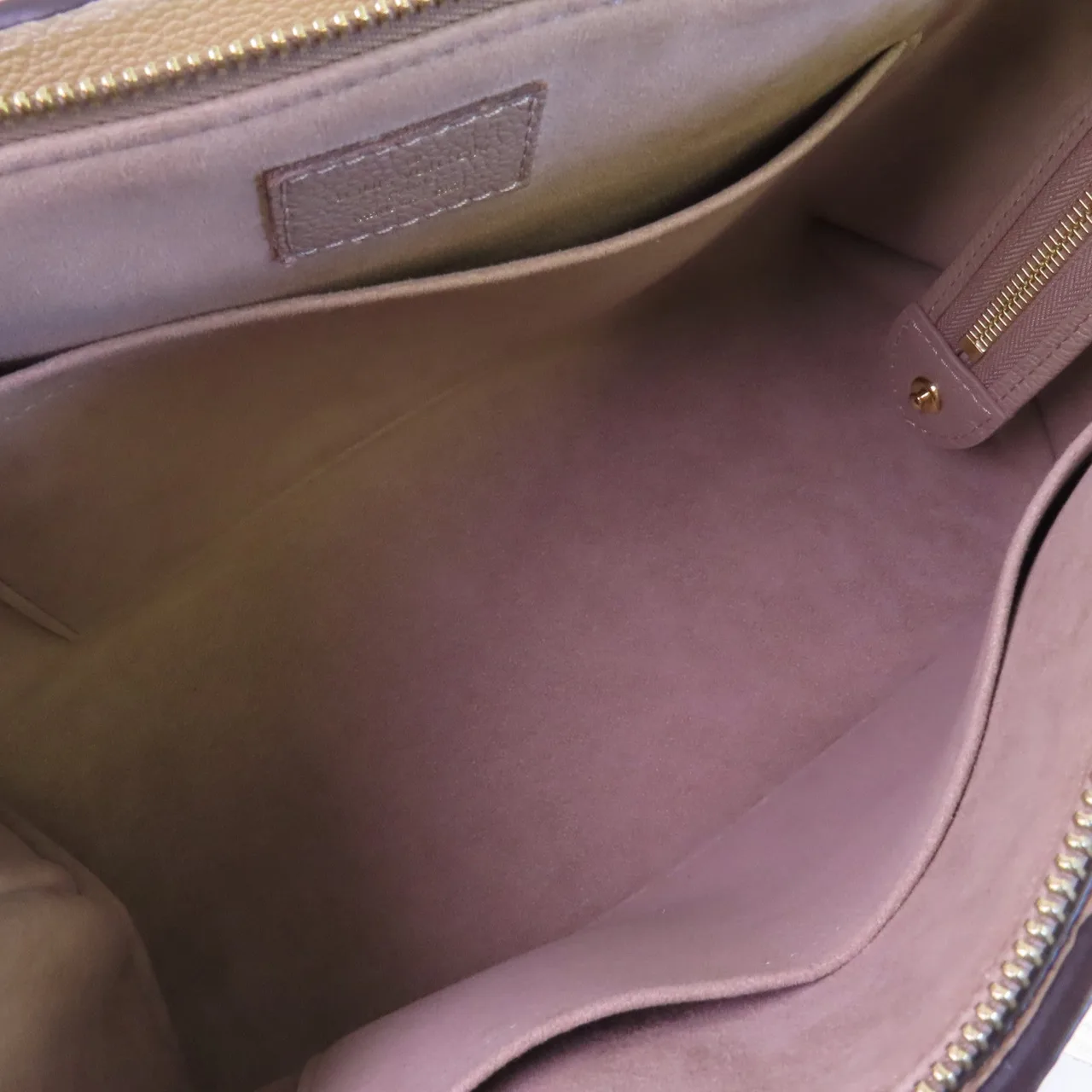 LOUIS VUITTON Petit Palais M58914 兩用包 牛皮 米色 牛皮 中古品A - 縮圖 12