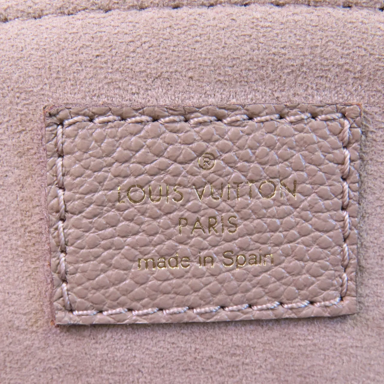 LOUIS VUITTON Petit Palais M58914 兩用包 牛皮 米色 牛皮 中古品A - 縮圖 13