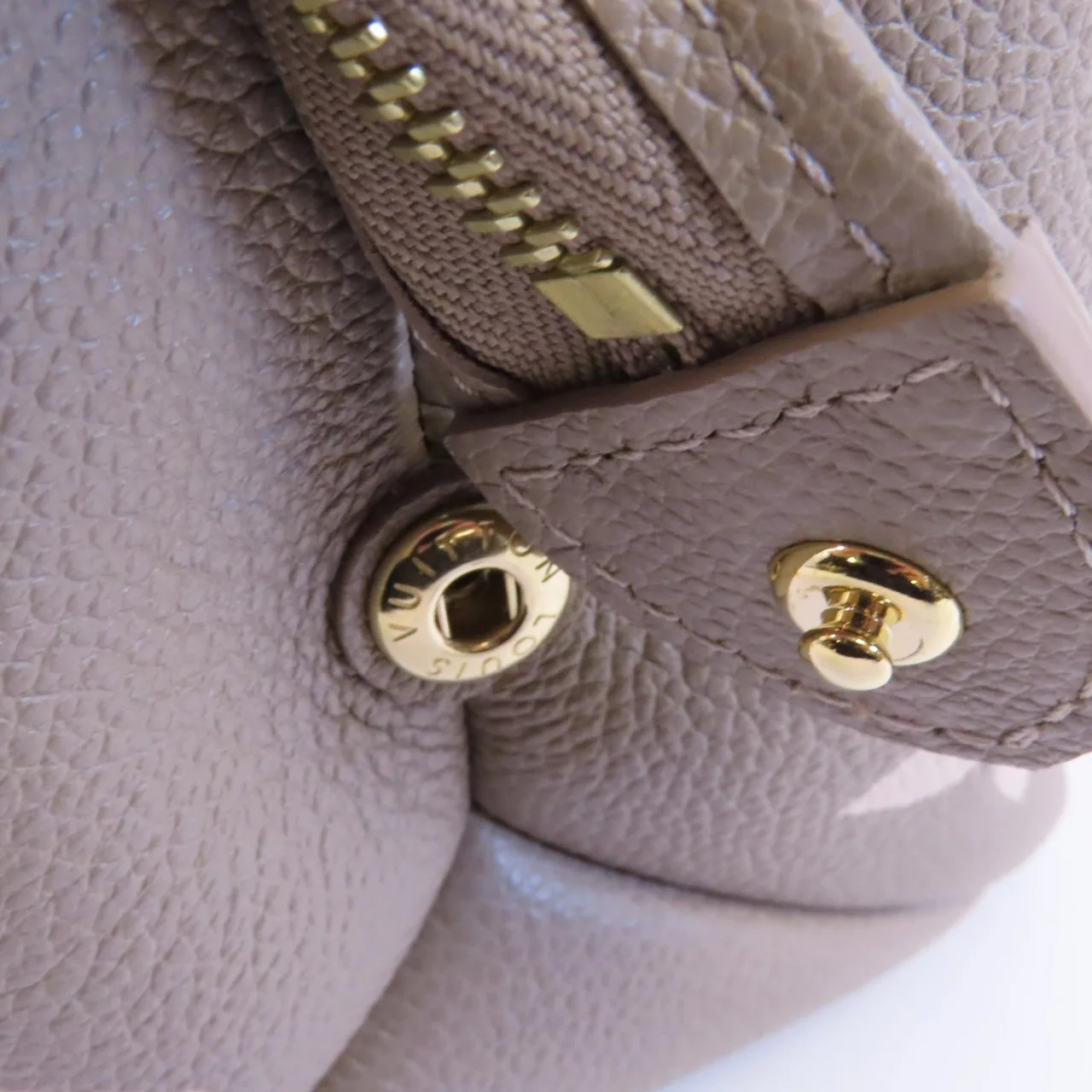 LOUIS VUITTON Petit Palais M58914 兩用包 牛皮 米色 牛皮 中古品A - 縮圖 14