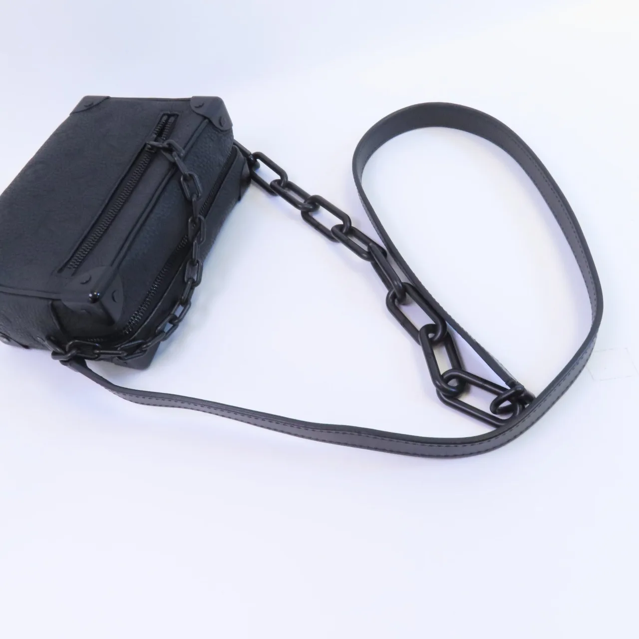 LOUIS VUITTON M55702 肩背包 牛皮 黑色 牛皮 中古品A - 縮圖 5