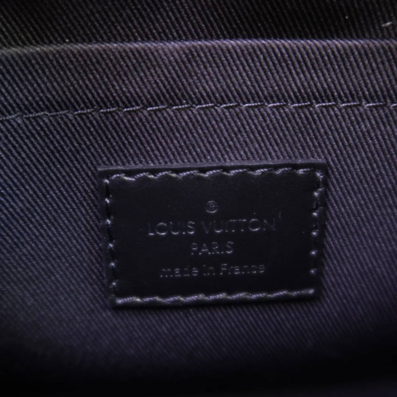 LOUIS VUITTON M55702 肩背包 牛皮 黑色 牛皮 中古品A - 縮圖 11